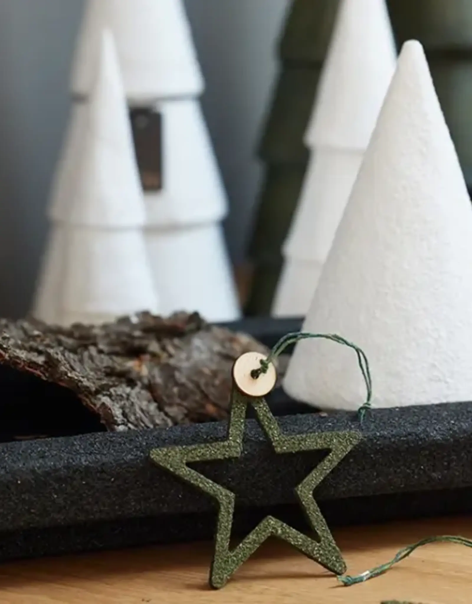 Kerstboom wit (set of 2)