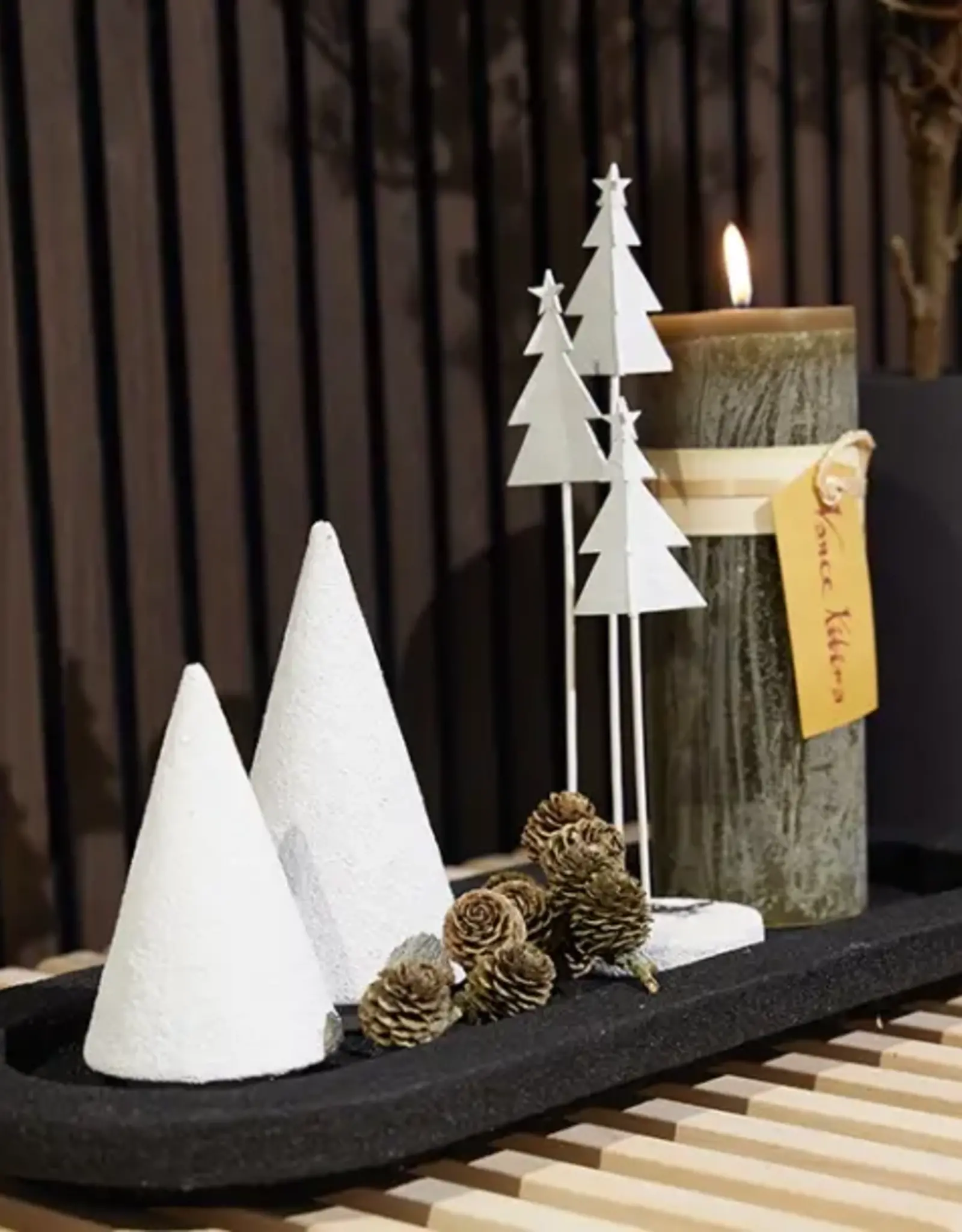 Kerstboom wit (set of 2)