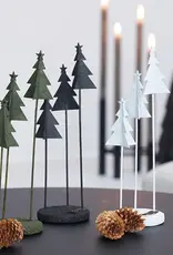Kerstboom op staander wit