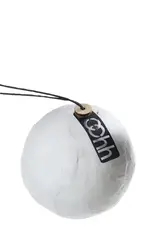 Kerstbal -  6 pulpballen - wit