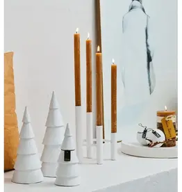 Kerstboom pulp wit (set of 3) large