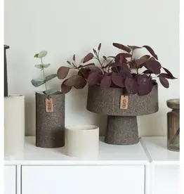 OOhh collection Schaal met voetstuk - caffee