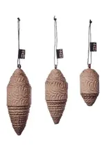 Ornament - Dennenappels nat (set of 3)