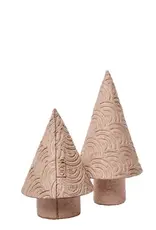 Kerstboom - zero waste - naturel (set of 2)