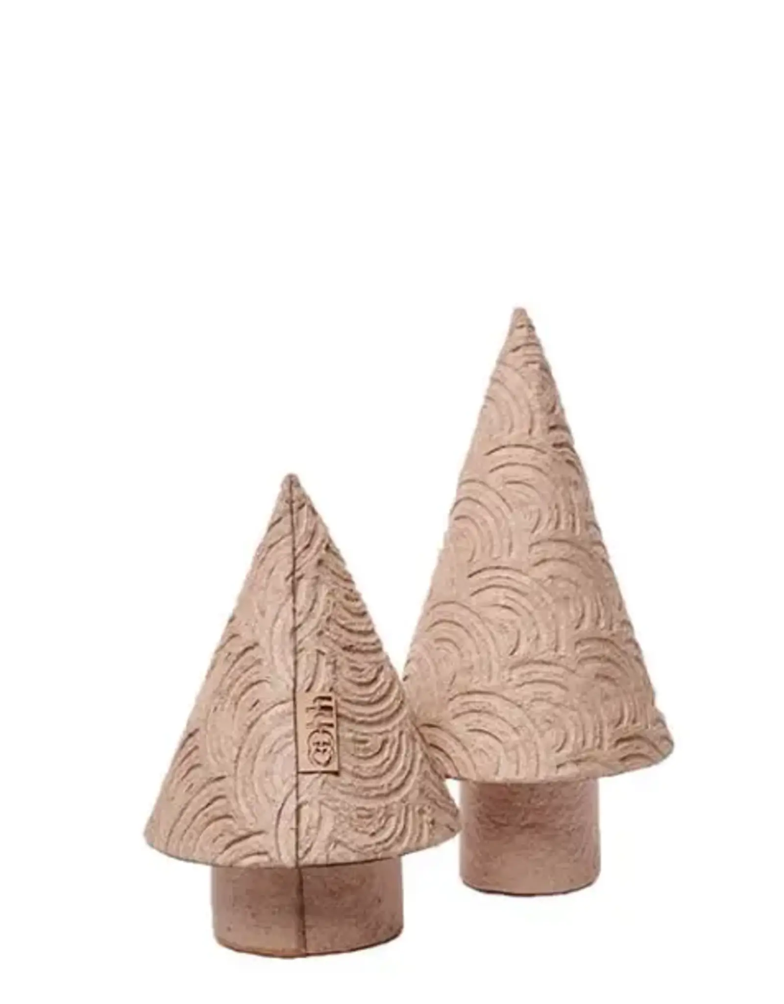 Kerstboom - zero waste - naturel (set of 2)