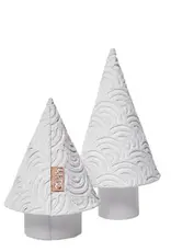 Kerstboom - zero waste - wit (set of 2)