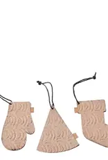 Ornament - zero waste box - naturel  (set of 12)