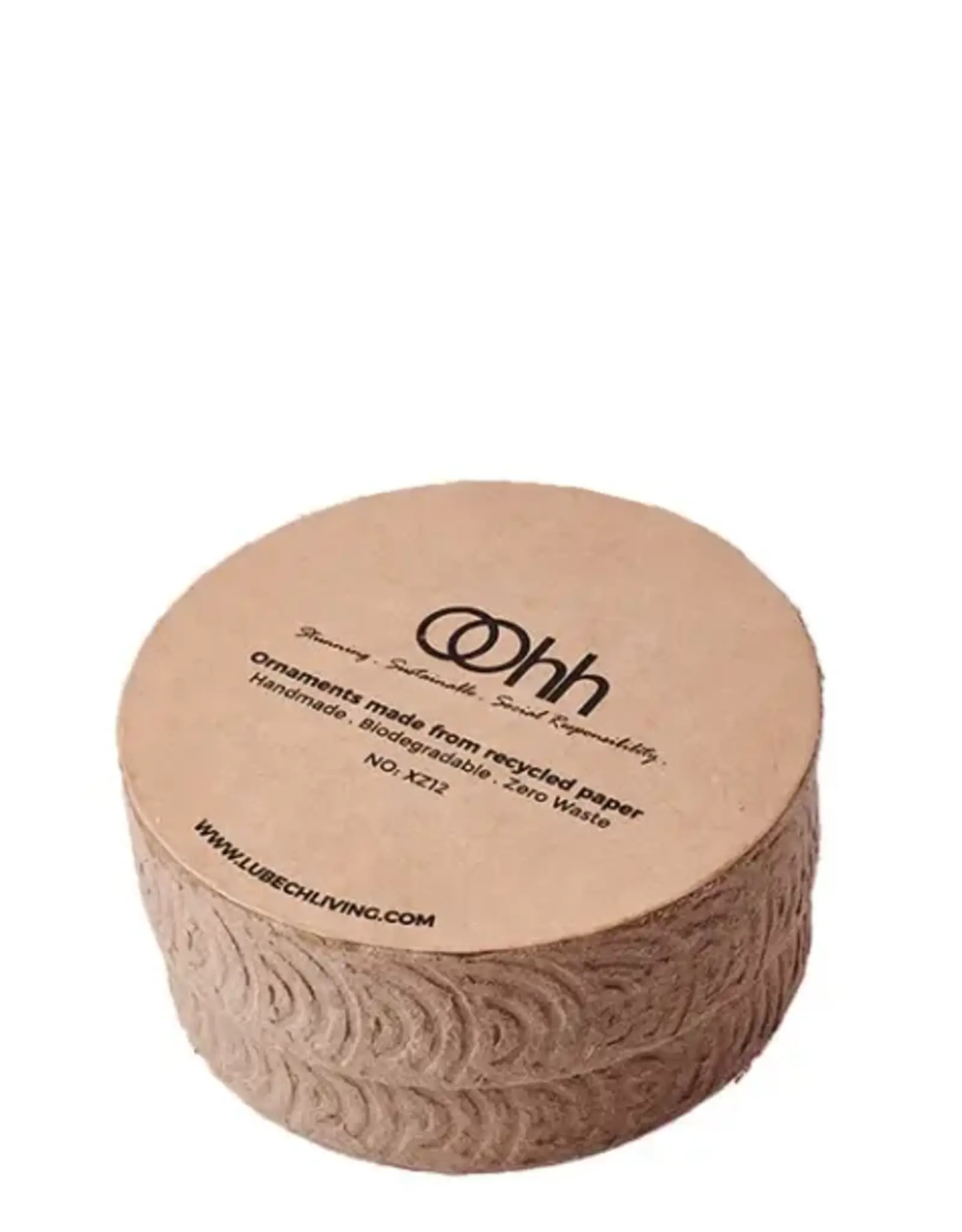 Ornament - zero waste box - naturel  (set of 12)