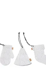 Ornament - zero waste box - wit (set of 12)