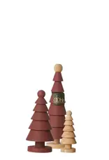 Houten kerstbomen (set of 3)