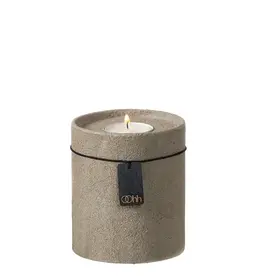 OOhh collection Theelichthouder - Dune hoog - licht bruin