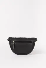 O My Bag Ray - Bum Bag - Black woven soft grain