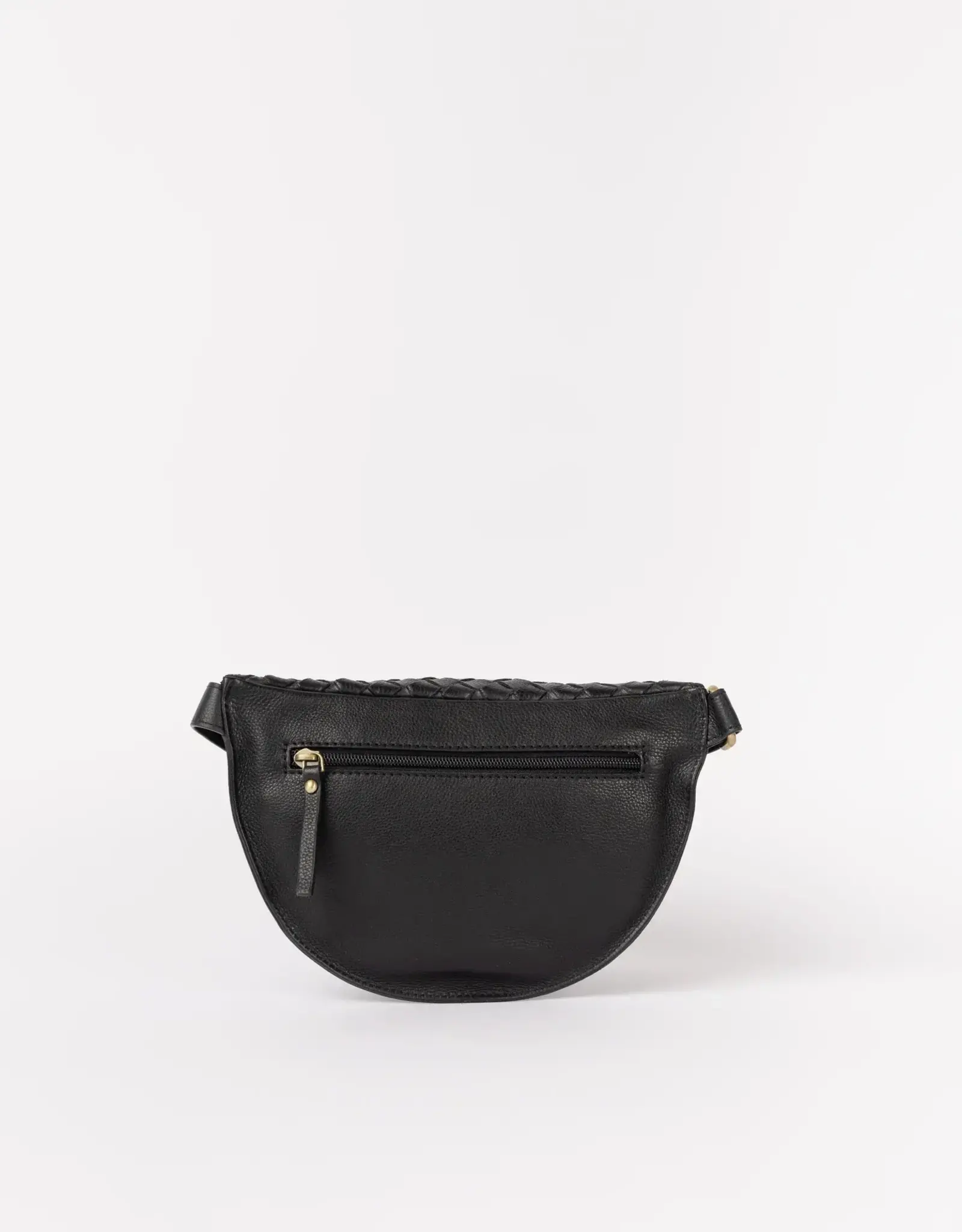 O My Bag Ray - Bum Bag - Black woven soft grain