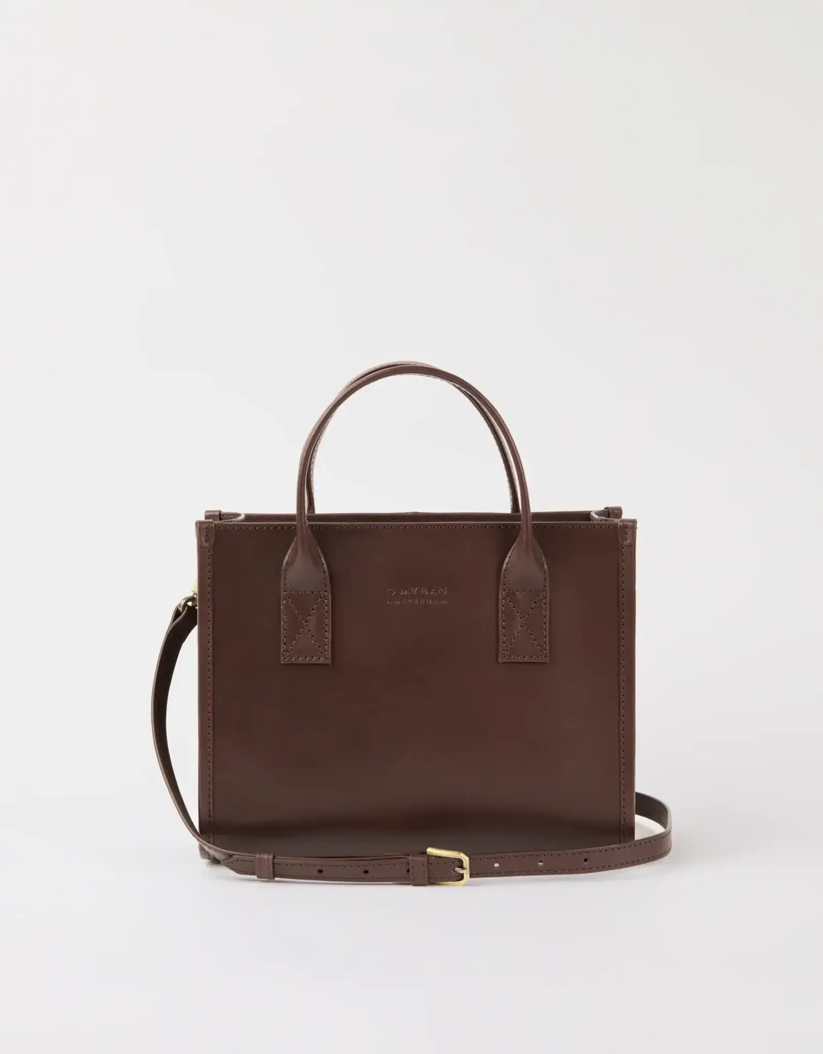O My Bag Jackie - Midi bag + leather strap - chocolate