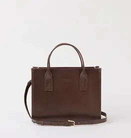 O My Bag Jackie - Midi bag + leather strap - chocolate