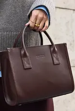 O My Bag Jackie - Midi bag + leather strap - chocolate