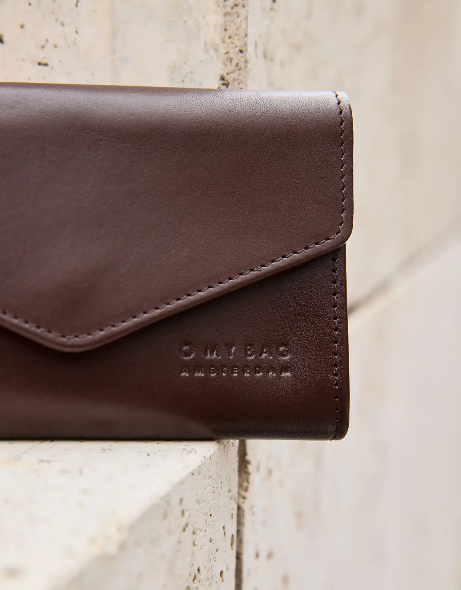 O My Bag Jo's purse - chocolate classic leather