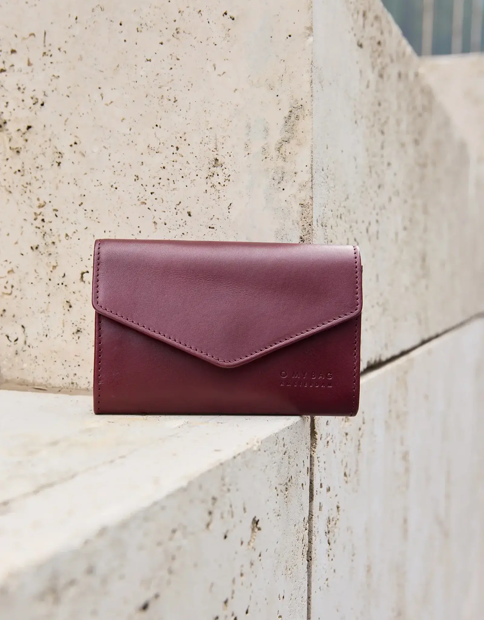 O My Bag Jo's purse - Dark Cherry classic leather