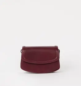O My Bag Kendaline bag - Dark cherry classic leather