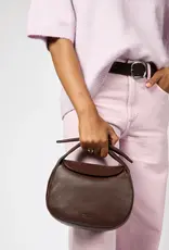 O My Bag Coco croissant bag - Chocolate soft grain