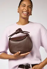 O My Bag Coco croissant bag - Chocolate soft grain