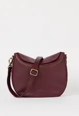 O My Bag Lana bag - dark cherry soft grain dark