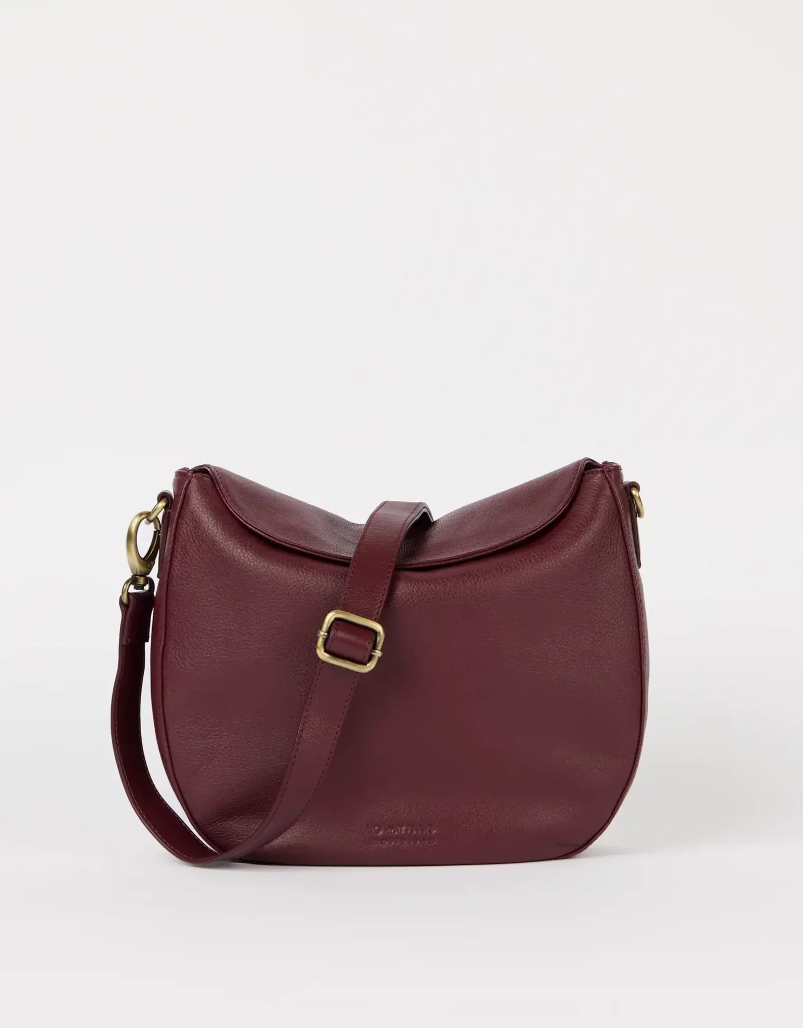 O My Bag Lana bag - dark cherry soft grain dark