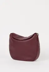 O My Bag Lana bag - dark cherry soft grain dark