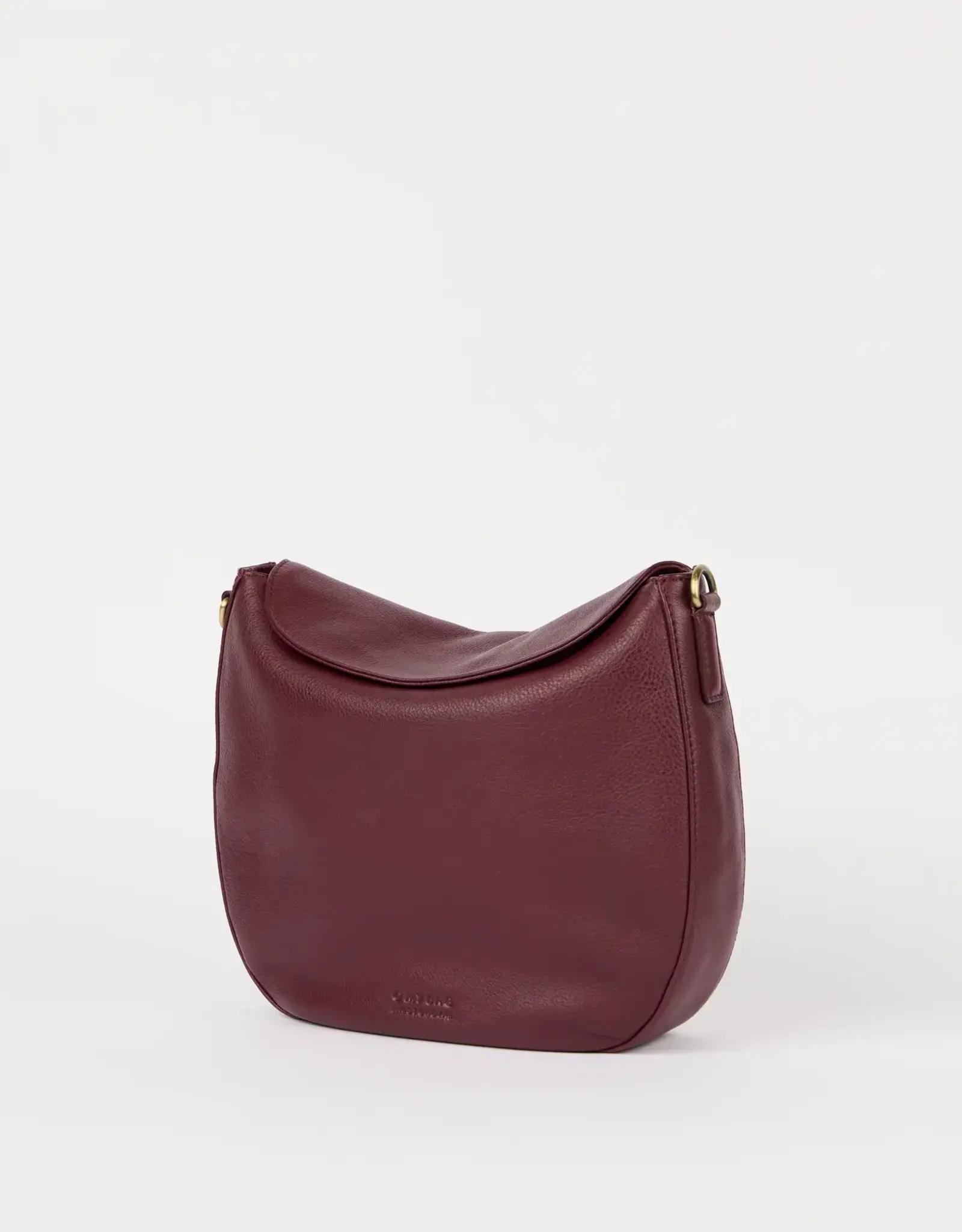 O My Bag Lana bag - dark cherry soft grain dark