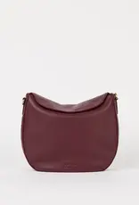 O My Bag Lana bag - dark cherry soft grain dark