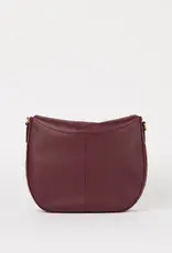 O My Bag Lana bag - dark cherry soft grain dark