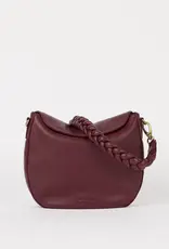 O My Bag Lana bag - dark cherry soft grain dark