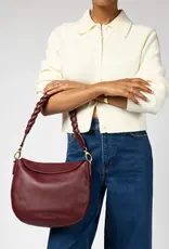 O My Bag Lana bag - dark cherry soft grain dark