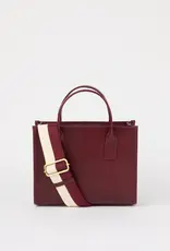 O My Bag Jackie -  Midi  Webbing Strap - Dark-cherry