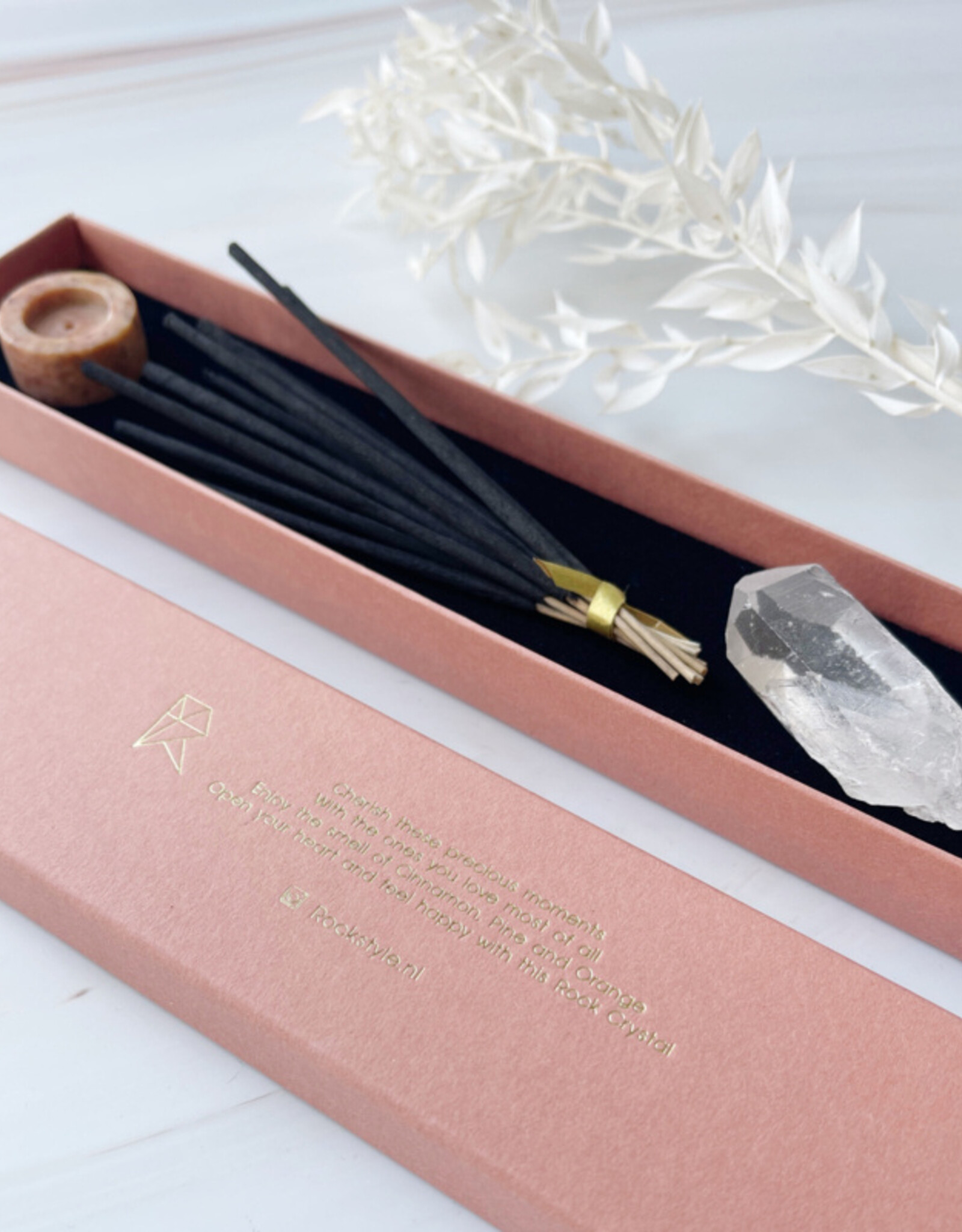 Rockstyle Giftbox - Wierook & gemetone gold