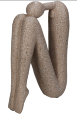 Ornament Human polyresin beige 14x5,5x20