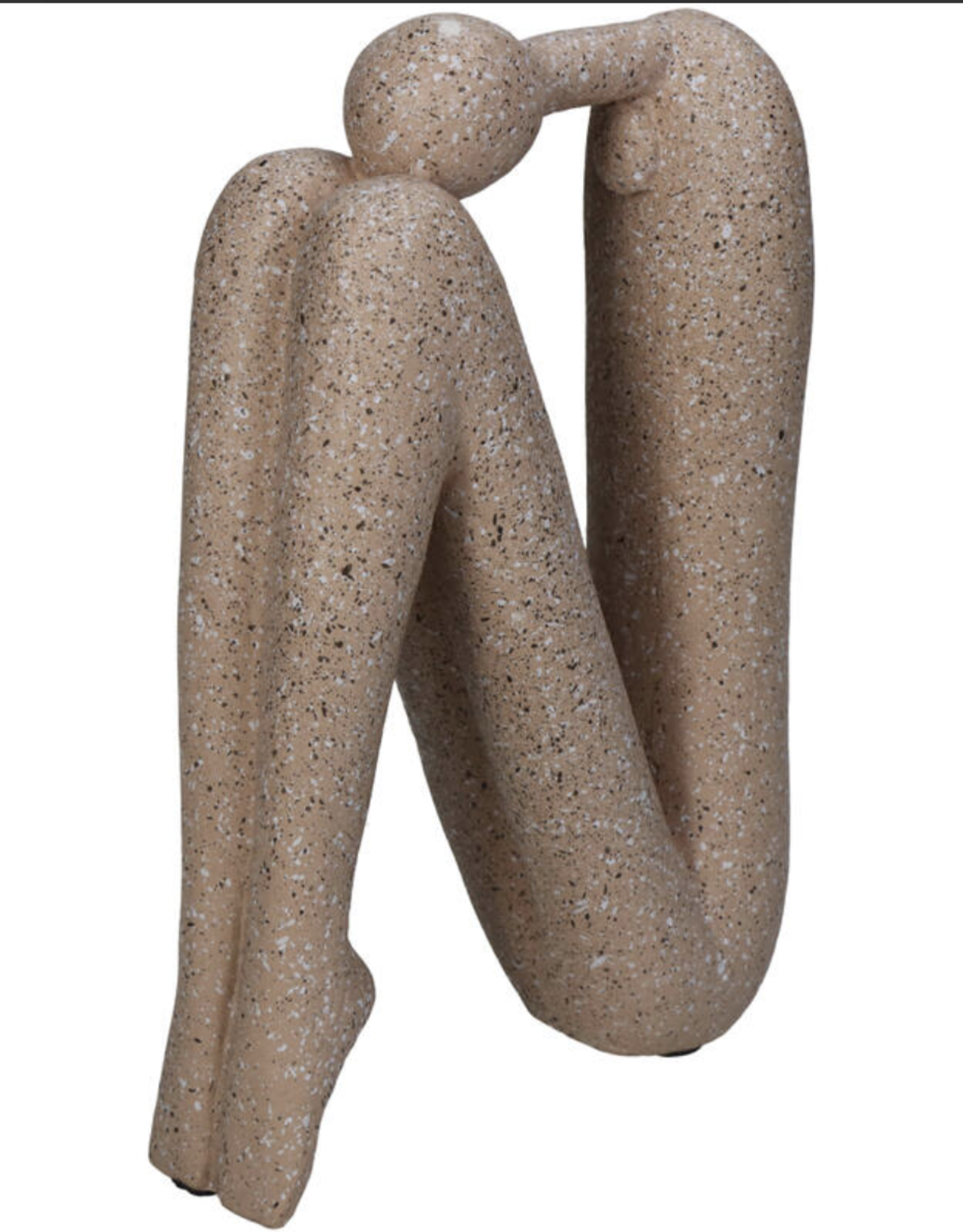 Ornament Human polyresin beige 14x5,5x20