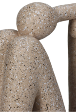 Ornament Human polyresin beige 14x5,5x20
