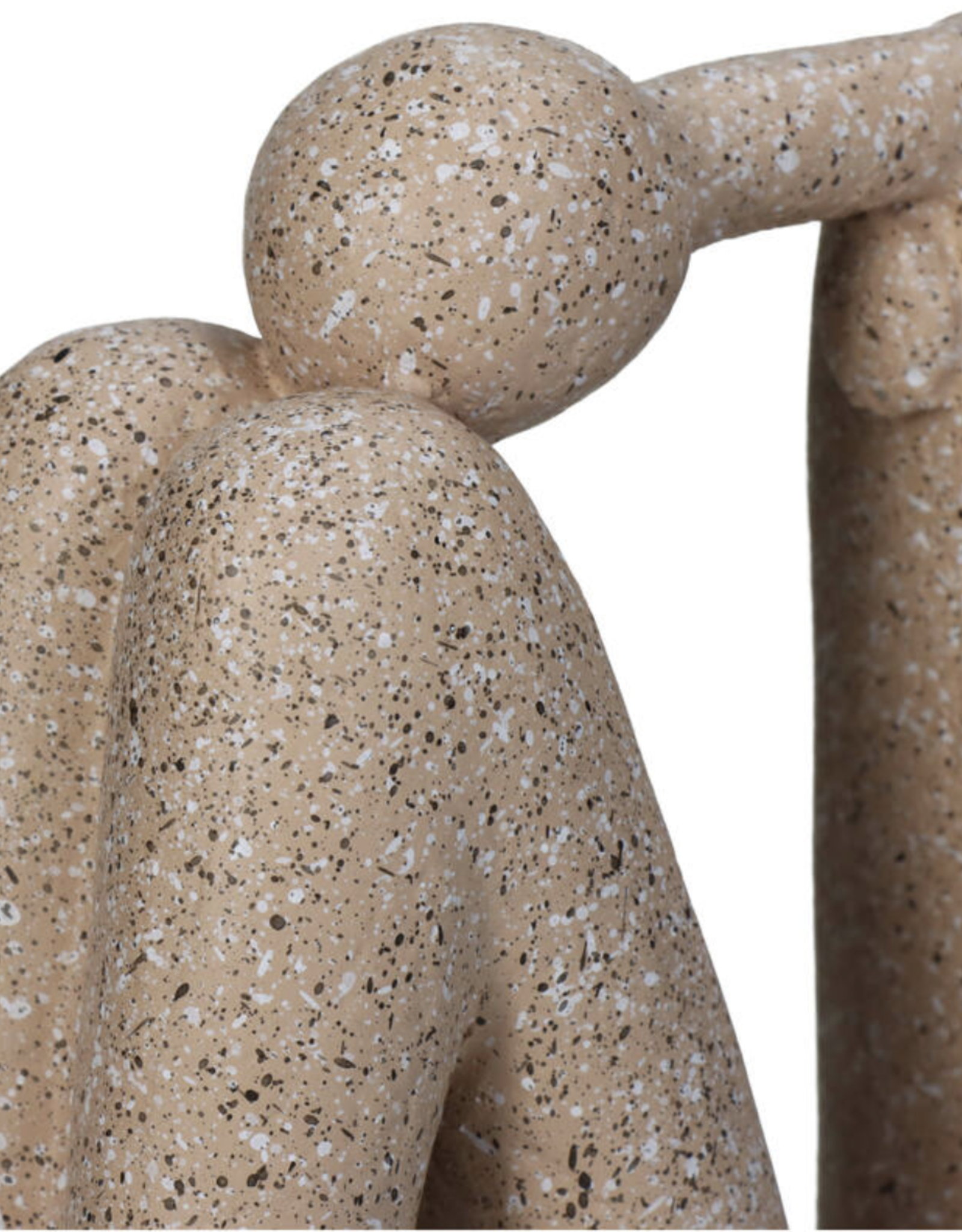Ornament Human polyresin beige 14x5,5x20