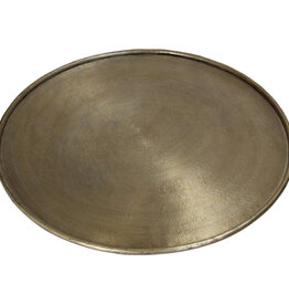 Schaal- Metaal - Goud 38x38x1cm