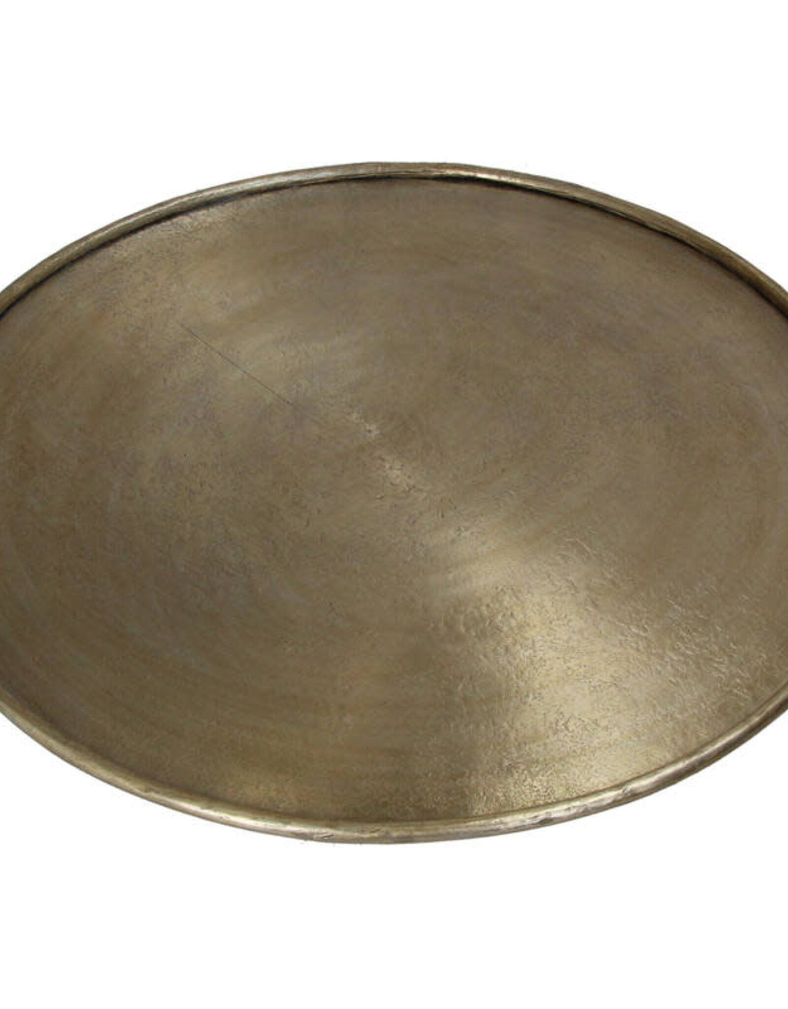 Schaal- Metaal - Goud 38x38x1cm