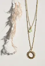 vinoos Ketting Zon Lichtgroen – No words