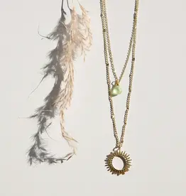 vinoos Ketting Zon Lichtgroen – No words