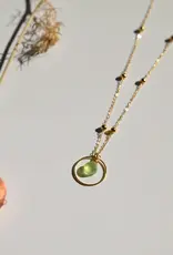 vinoos Ketting Rond Lichtgroen – You Are Wonderful