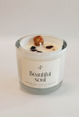 Pottie Pot Geurkaars met edelstenen - Beautiful soul