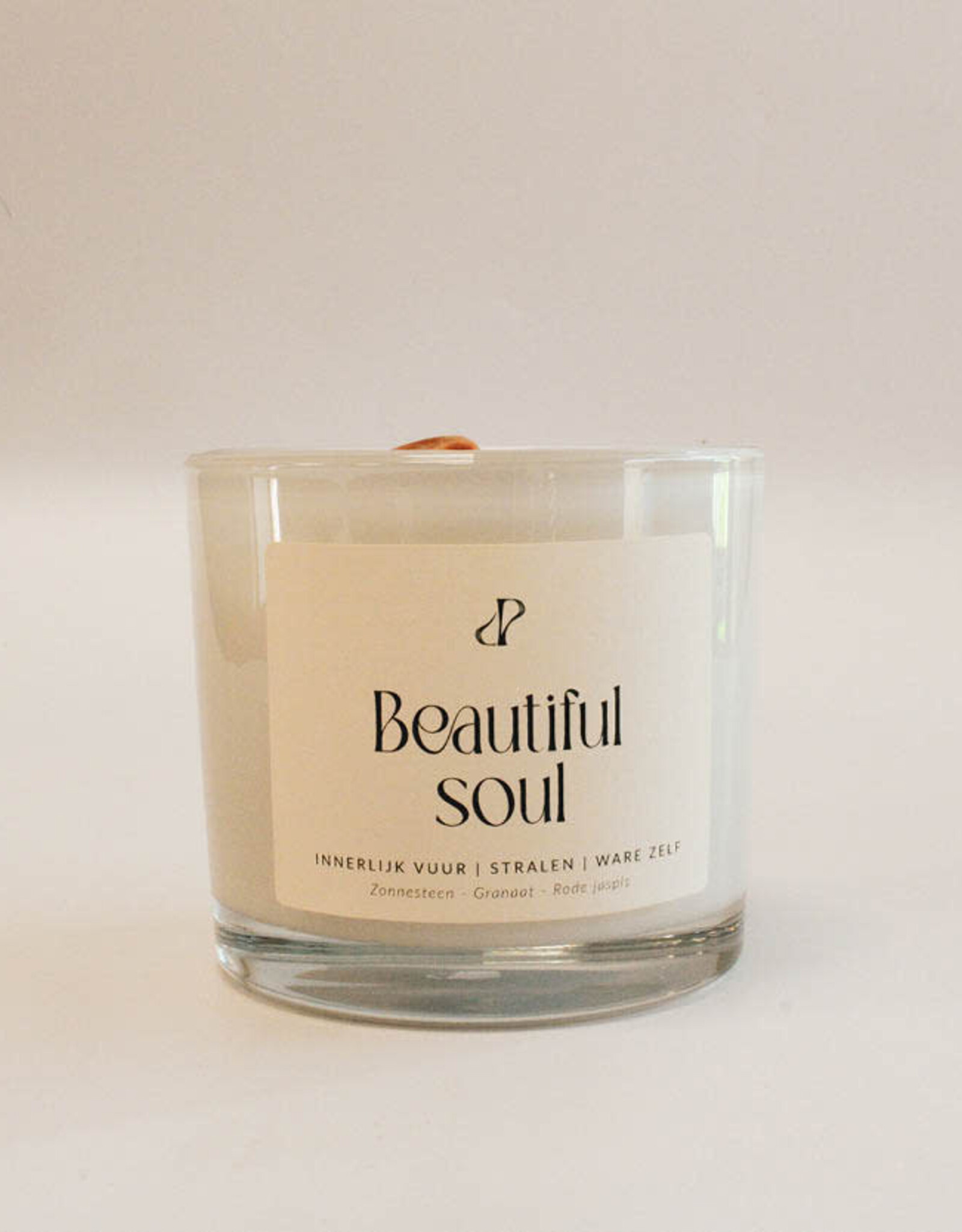 Pottie Pot Geurkaars met edelstenen - Beautiful soul