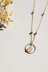 vinoos Ketting Rond Lichtroze – Thinking of you