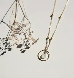 vinoos Ketting Rond  – Cream new life
