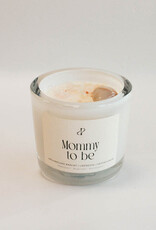 Pottie Pot Geurkaars met edelstenen - Mommy to be