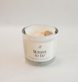 Pottie Pot Geurkaars met edelstenen - Mommy to be